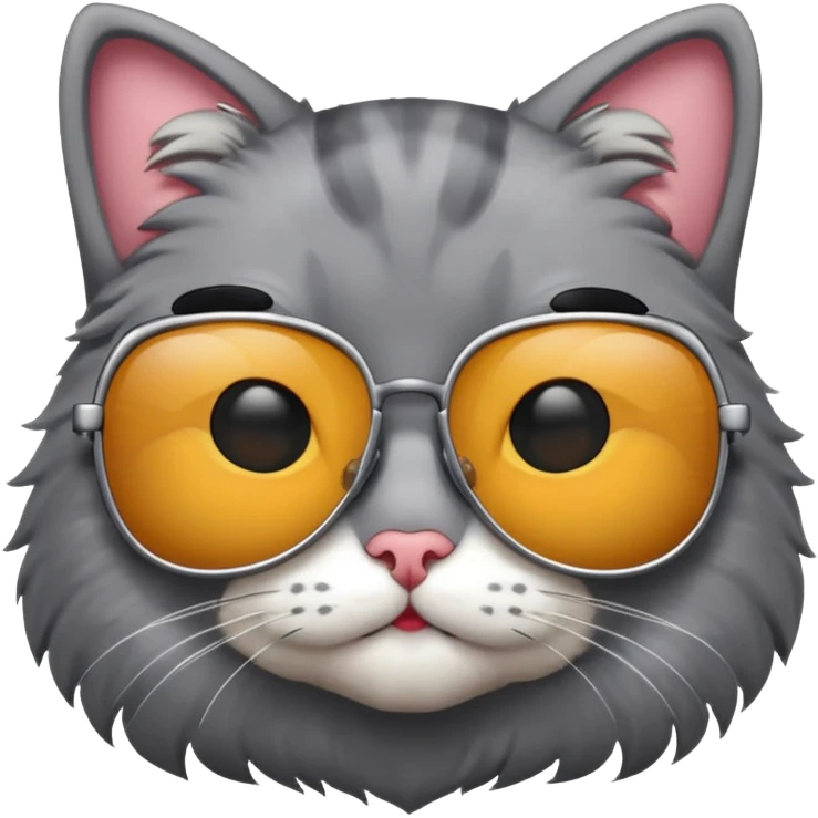 Cat wearing sunglasses emoji