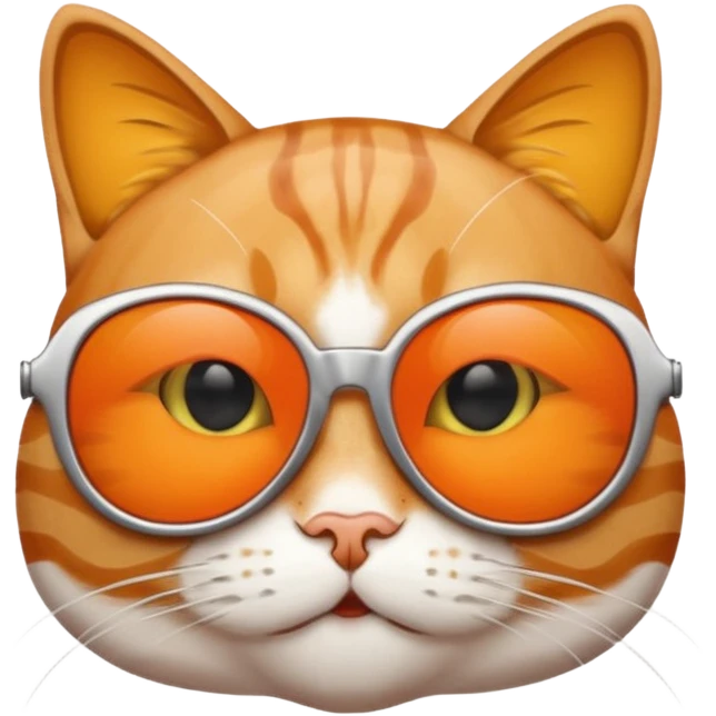 Cat wearing sunglasses emoji