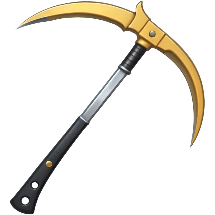 metal scythe emoji