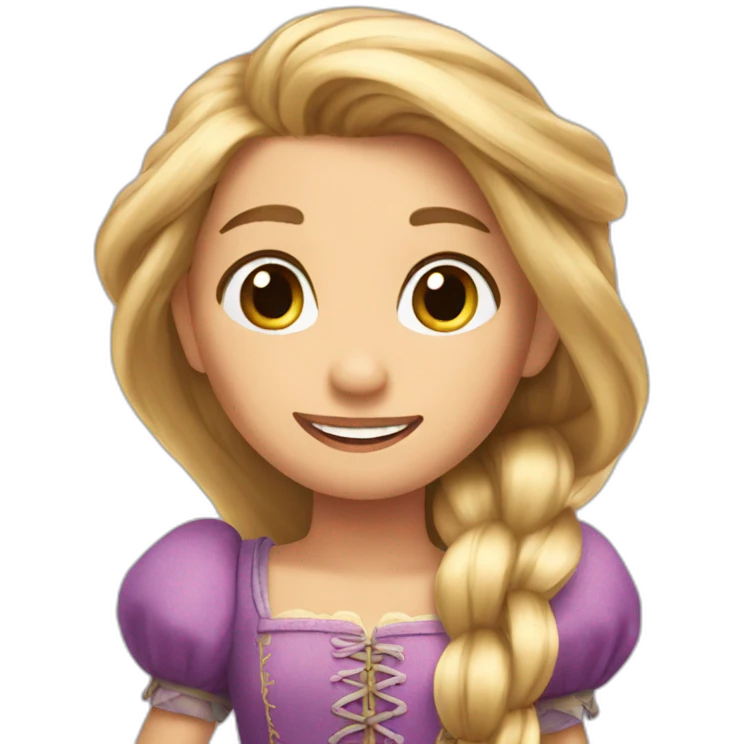 Rapunzel emoji