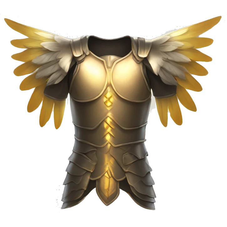 torso armor with wings of light emoji