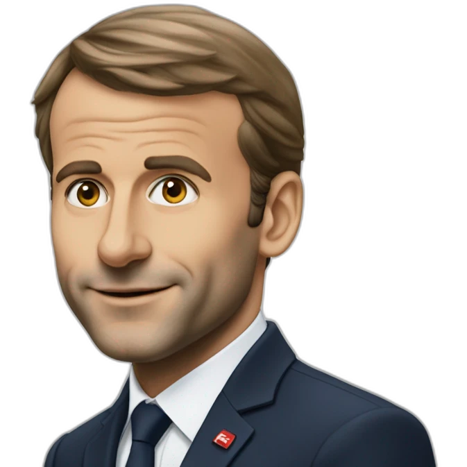 Emanuel macron sur Achraf Hakima emoji