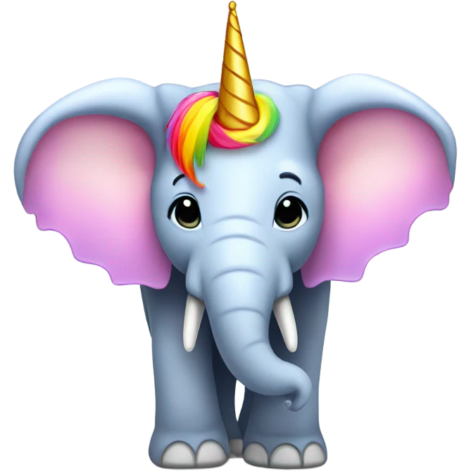 Elephant unicorn  emoji