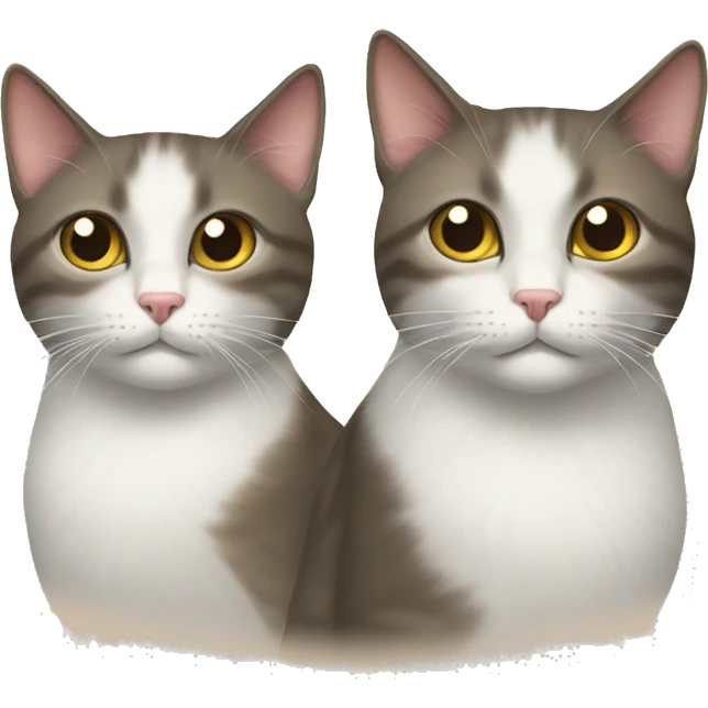 two empty nester cats emoji