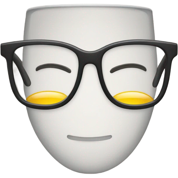 Different size glasses for drinking emoji