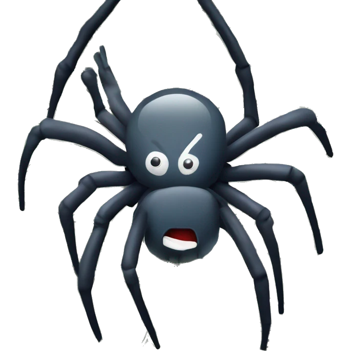 spider on top of stock market price tags and dollars and forex emoji
