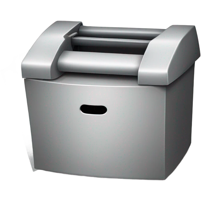 Paper shredder emoji