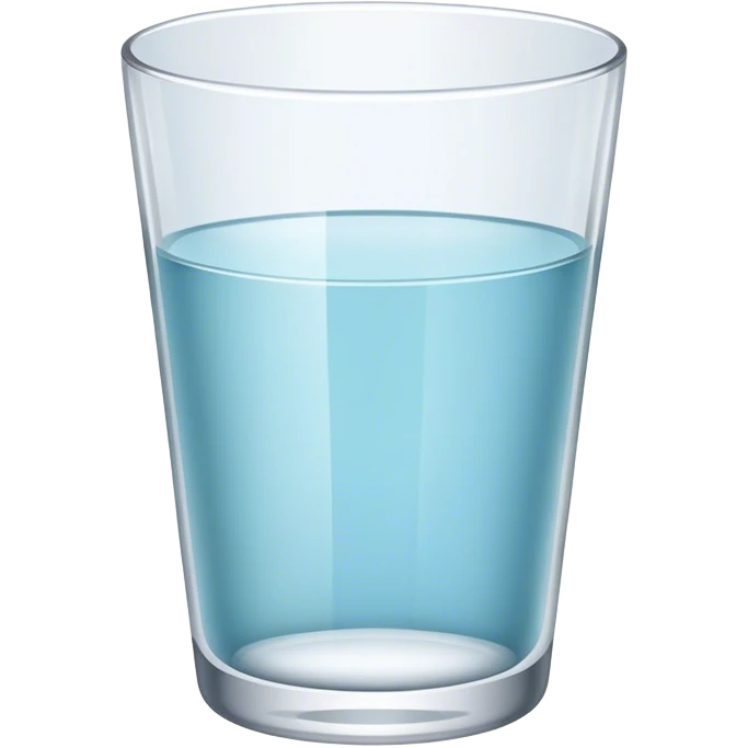 empty water glass emoji