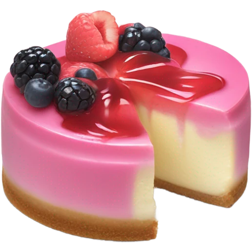 Cheesecake pink emoji