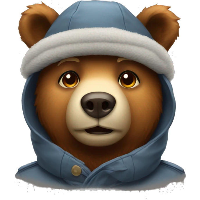 bear with ushanka emoji
