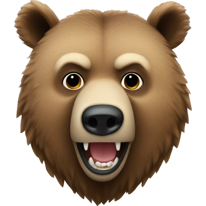 california grizzly bear emoji