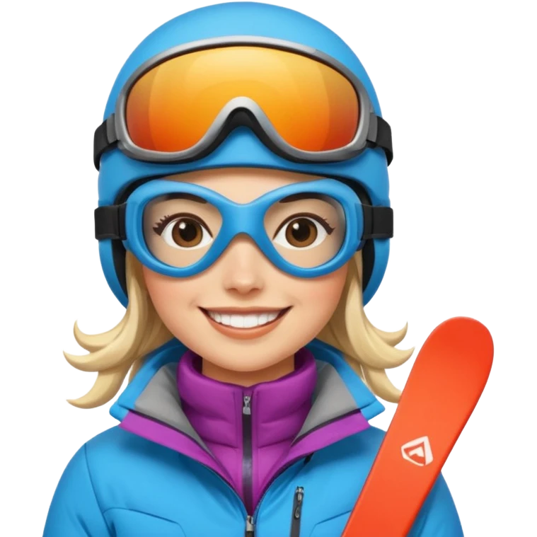 Woman Skiing Matterhorn emoji