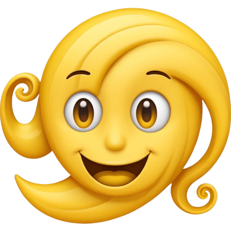 an emoji face with a straight line mouth and swirly eyes  emoji