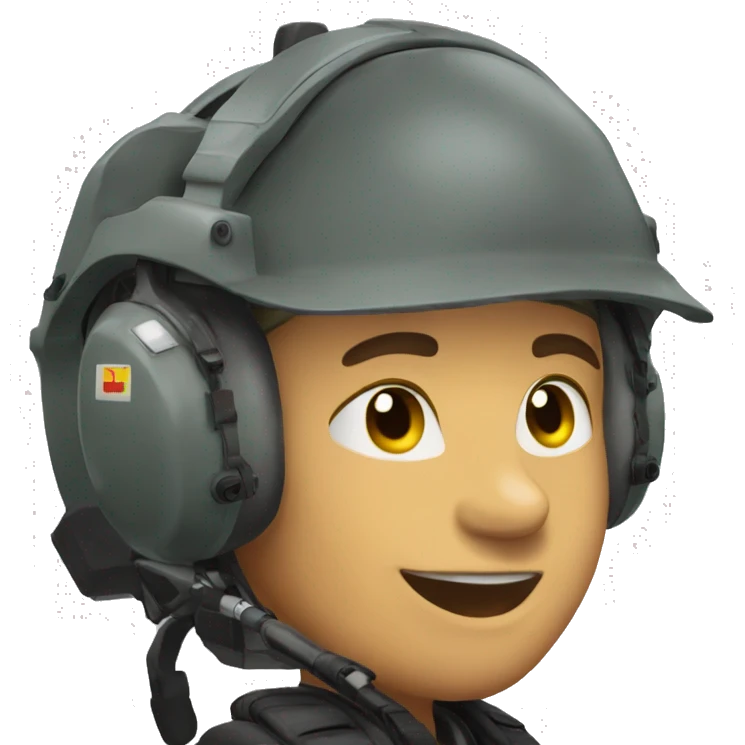 Me in an H145 helicopter emoji