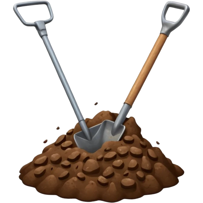 poop on shovel emoji