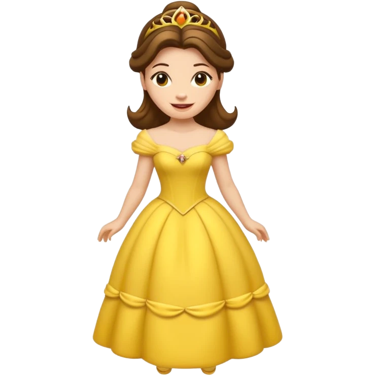 princess belle emoji not photo emoji