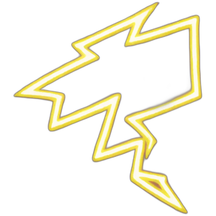 lightning emoji