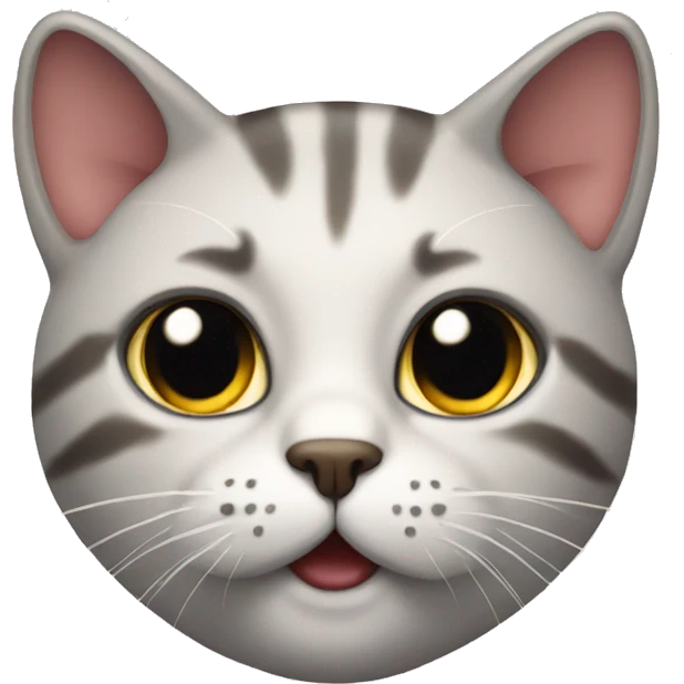 Cat with head emoji