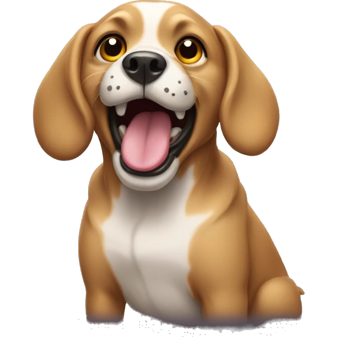 crashout dog emoji