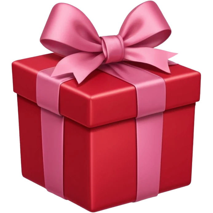 red gift box with pink bow emoji