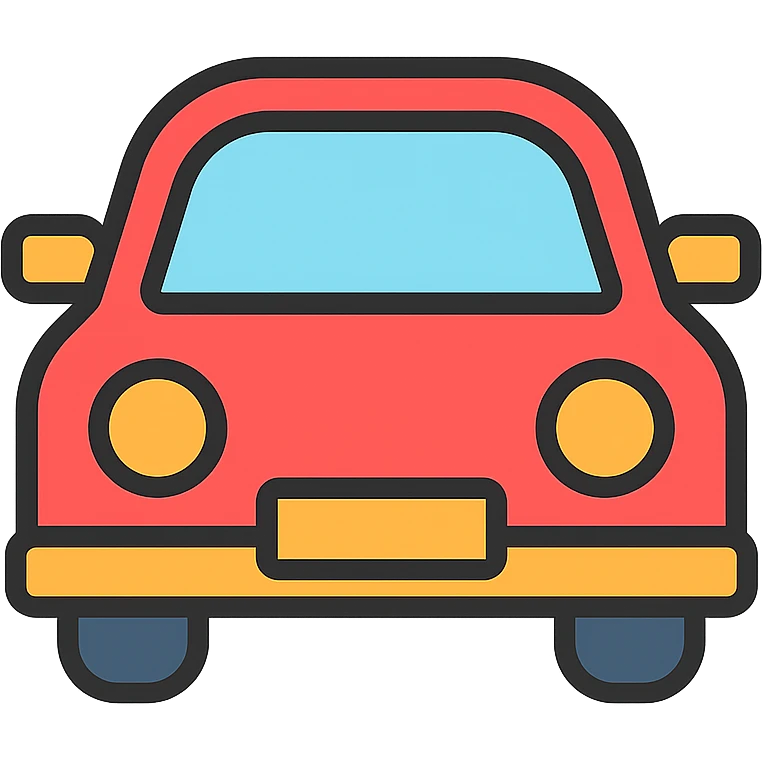 colored car icon emoji