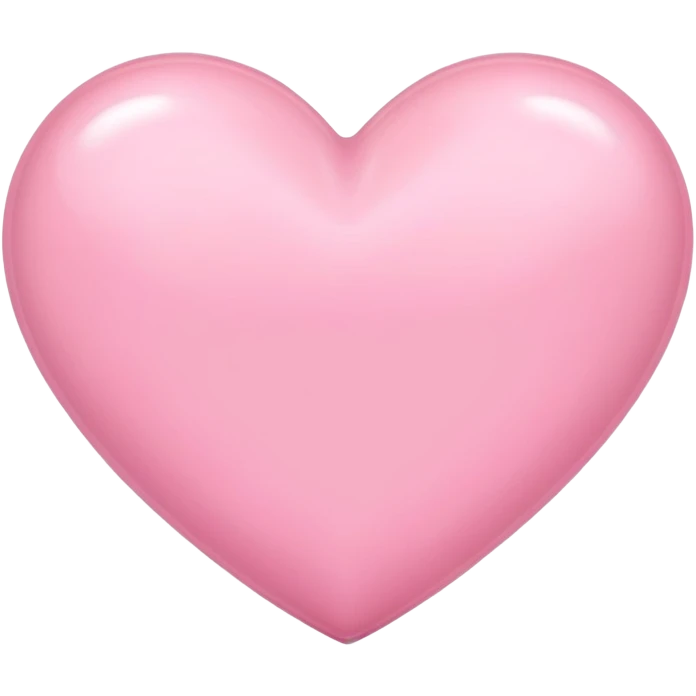 Baby pink heart emoji