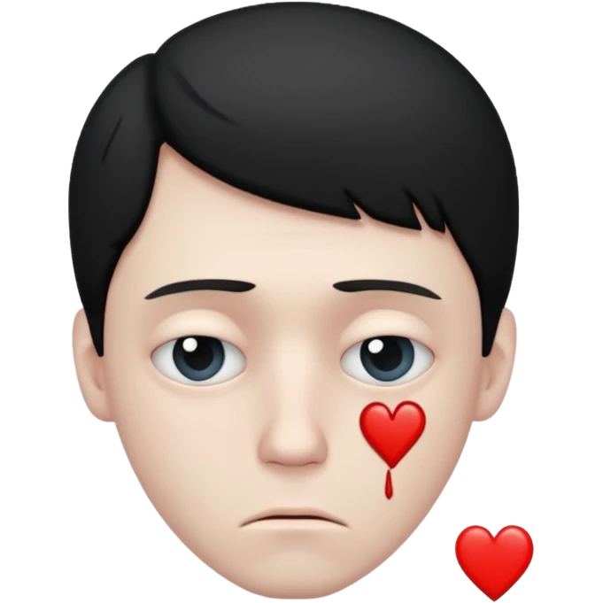 Broken heart man emoji