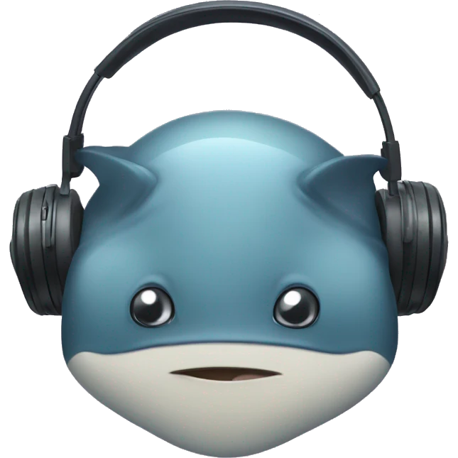 stingray smiling with headphones emoji