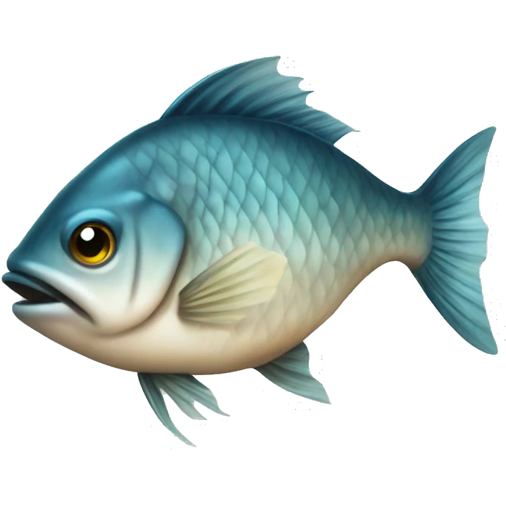 fish with poker face emoji