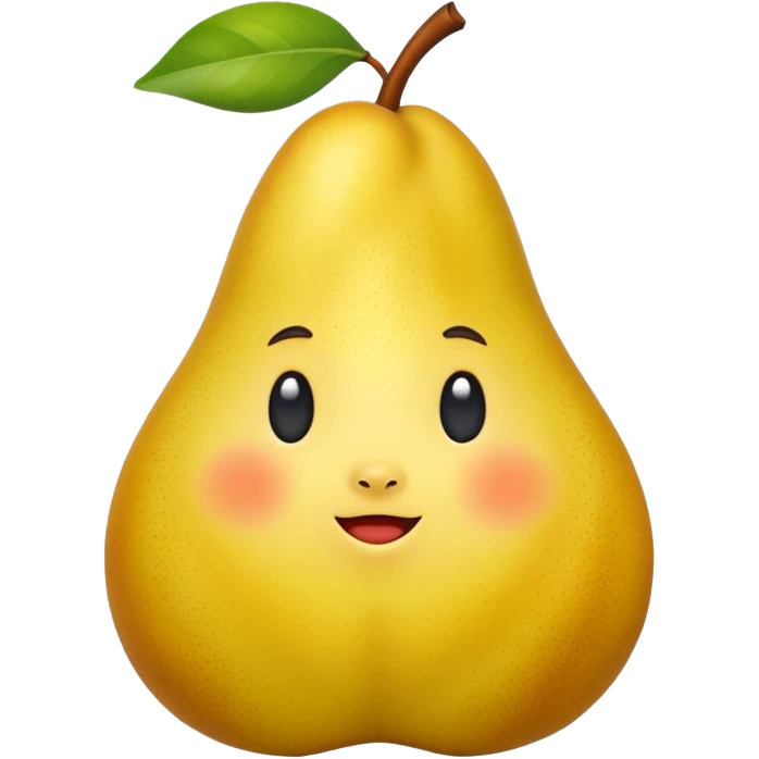 yellow pear emoji