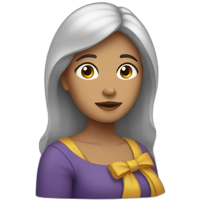 una mujer con dolor emoji