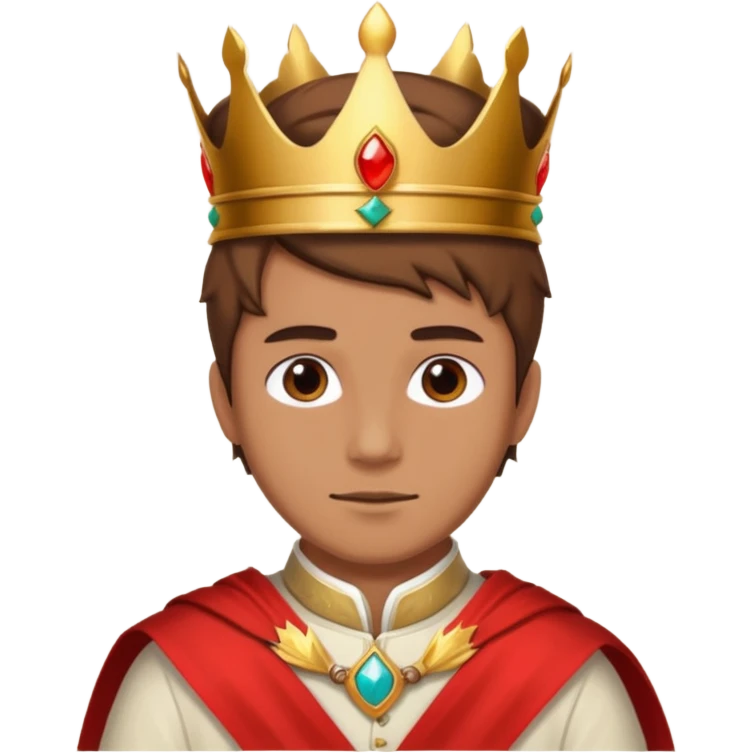 Autumn King – maple crown + bronze sash,Red Kings. emoji