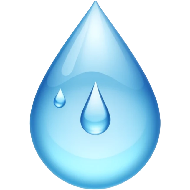 water drop emoji