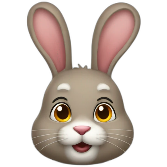 funny rabit emoji