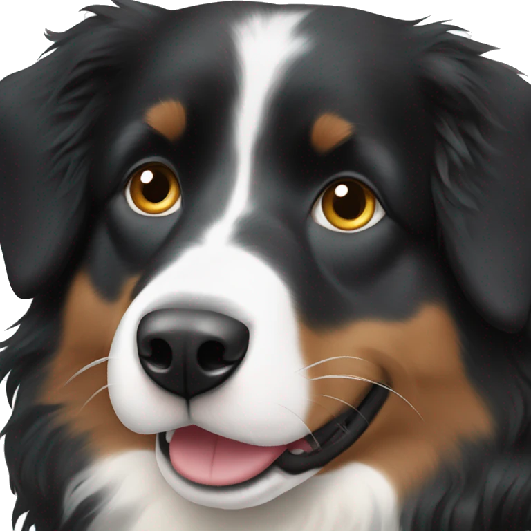 All black Australian shepherd  emoji