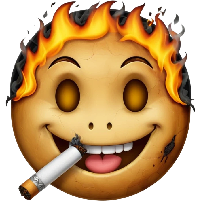 Smiley électrocution emoji