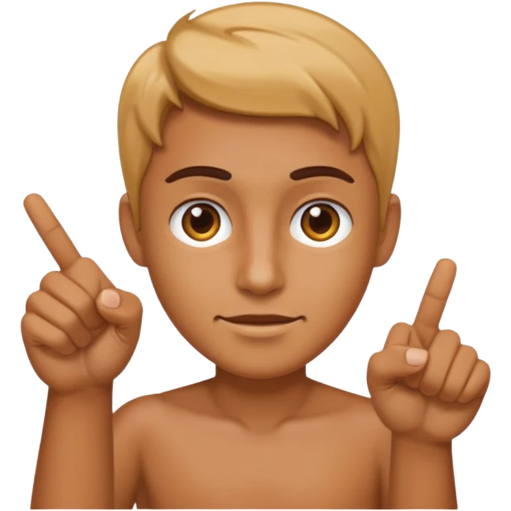 beni işaret eden bir insan emoji