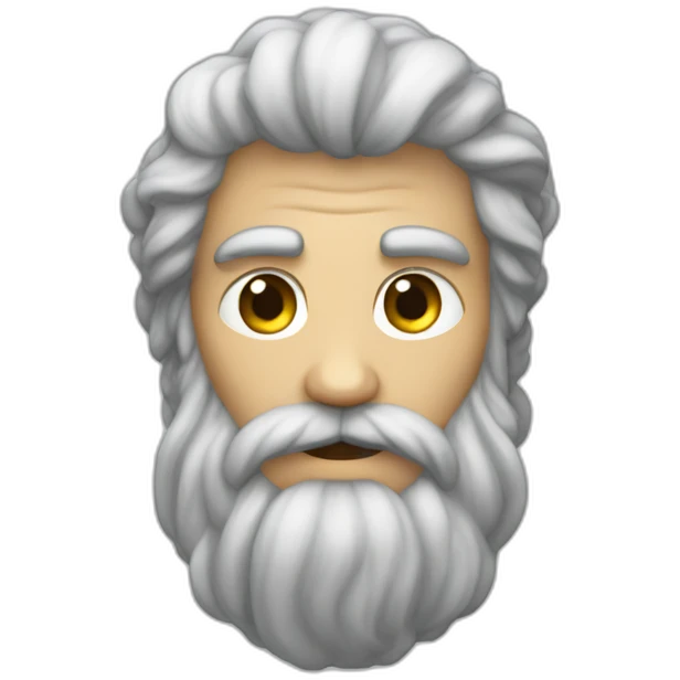 Planète neptune sans visage emoji