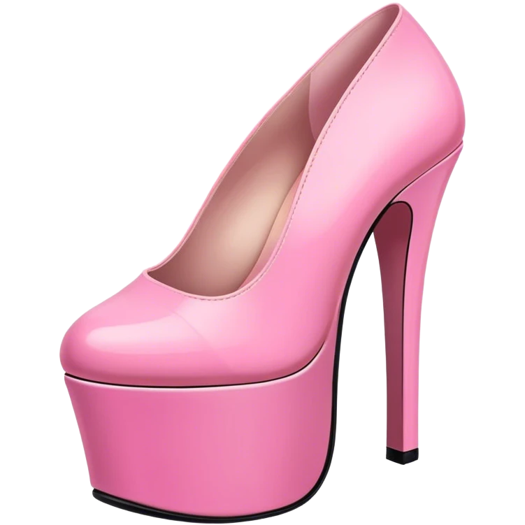 pink platform heels pink heels emoji