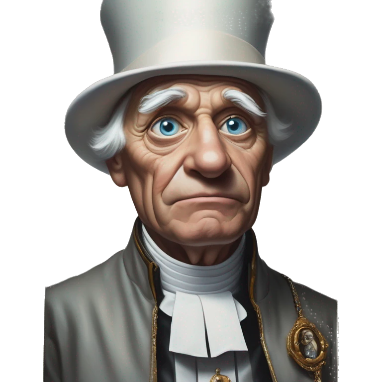 Uncle Scrooge pope in Dior Gucci Hermes leather straps, oil paint, mysterious eyes, intricate lips, masterpiece portrait , odd perspective, beautiful, desirable, logical emoji