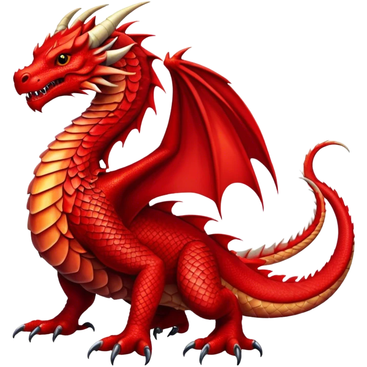 red Dragon Full Body emoji