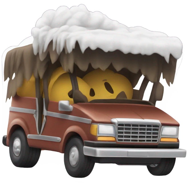 Band wagon  with eagle on the side emoji