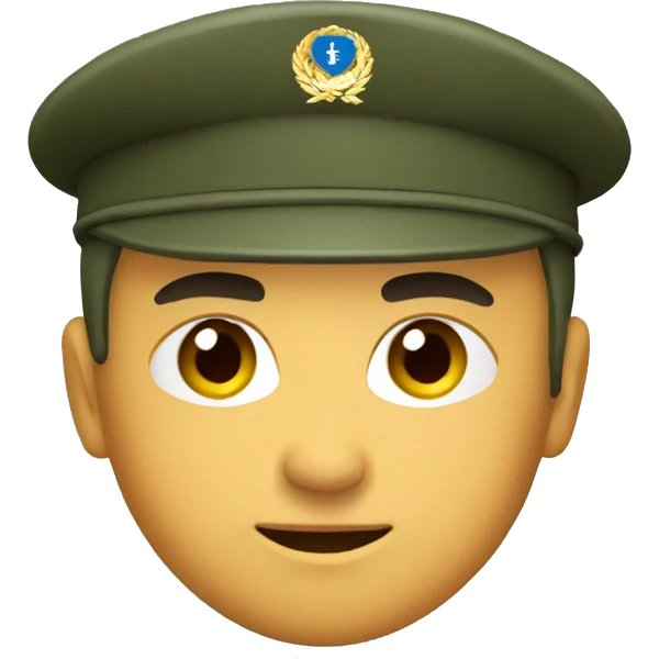 soldier beret  emoji