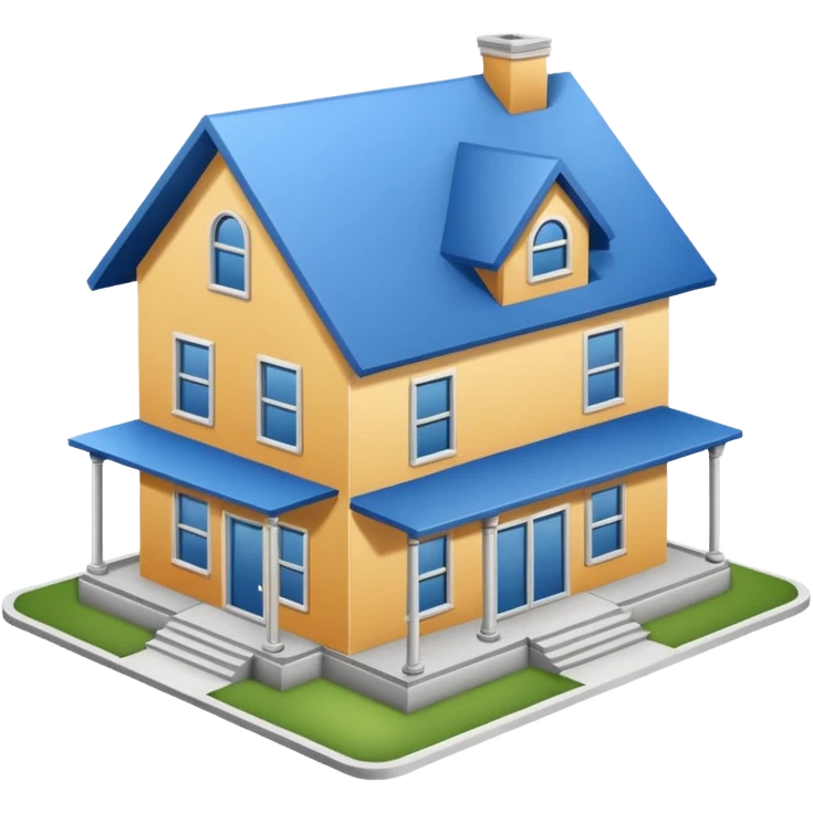 blueprint of house emoji