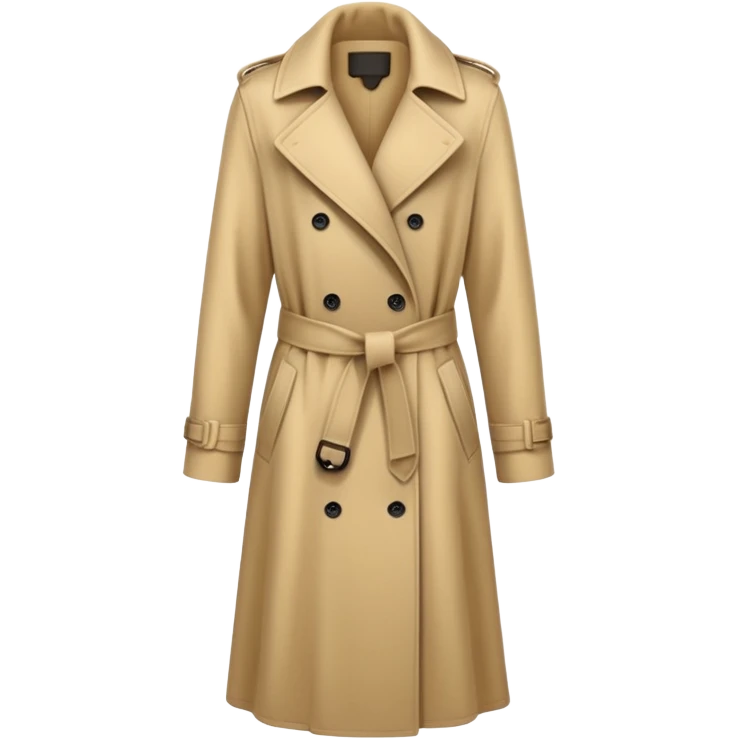 trenchcoat beige emoji