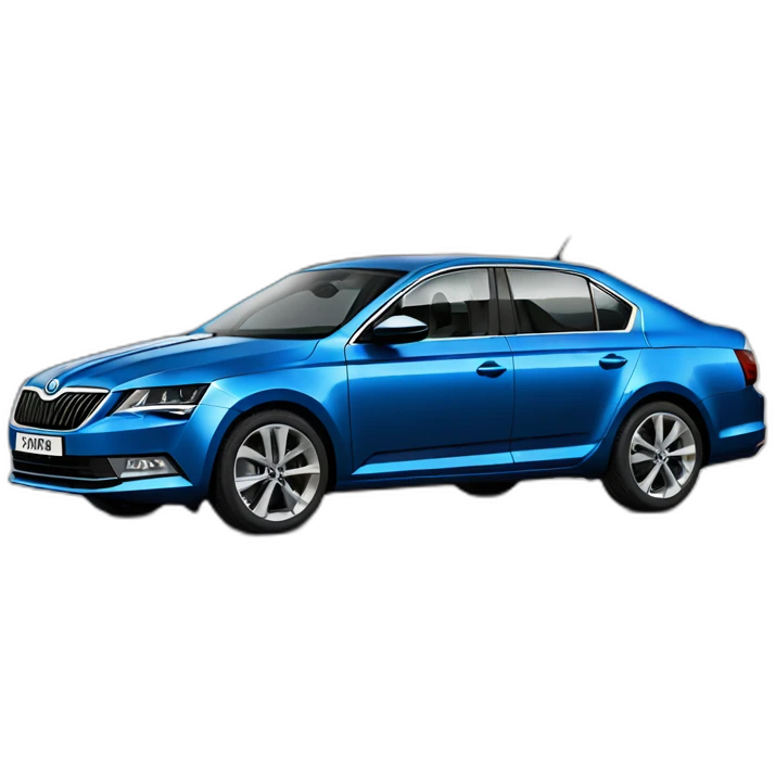 Skoda octavia metallic blue emoji