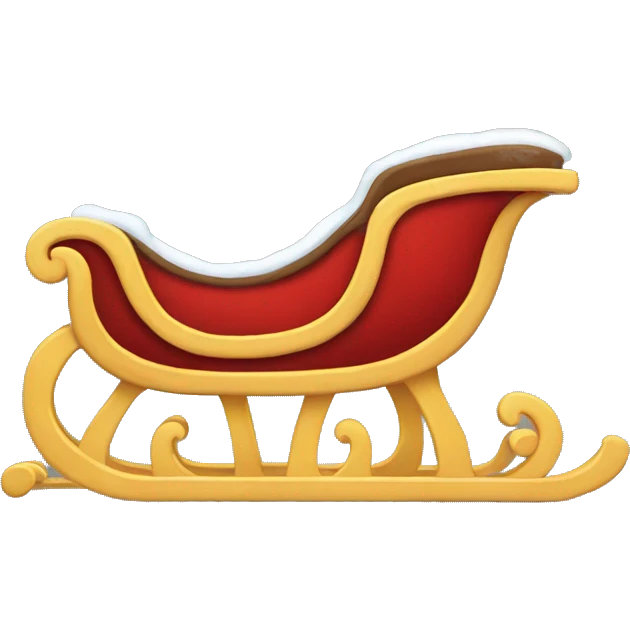 sleigh colored light  emoji