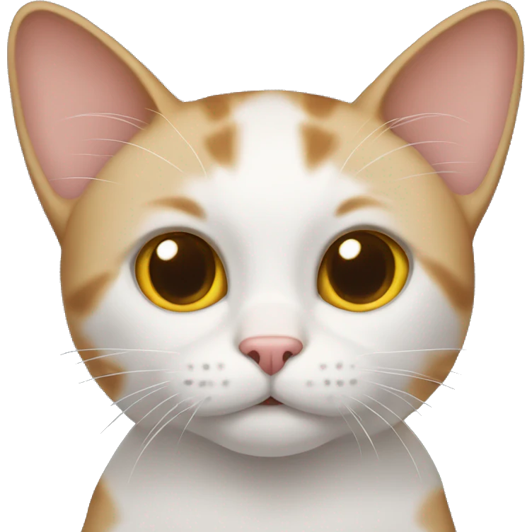 Cat with down ears emoji