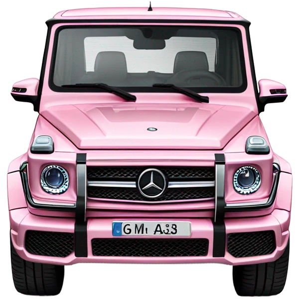 entire Mercedes-Benz G63 AMG elegance light pink emoji