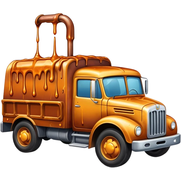 melting truck emoji